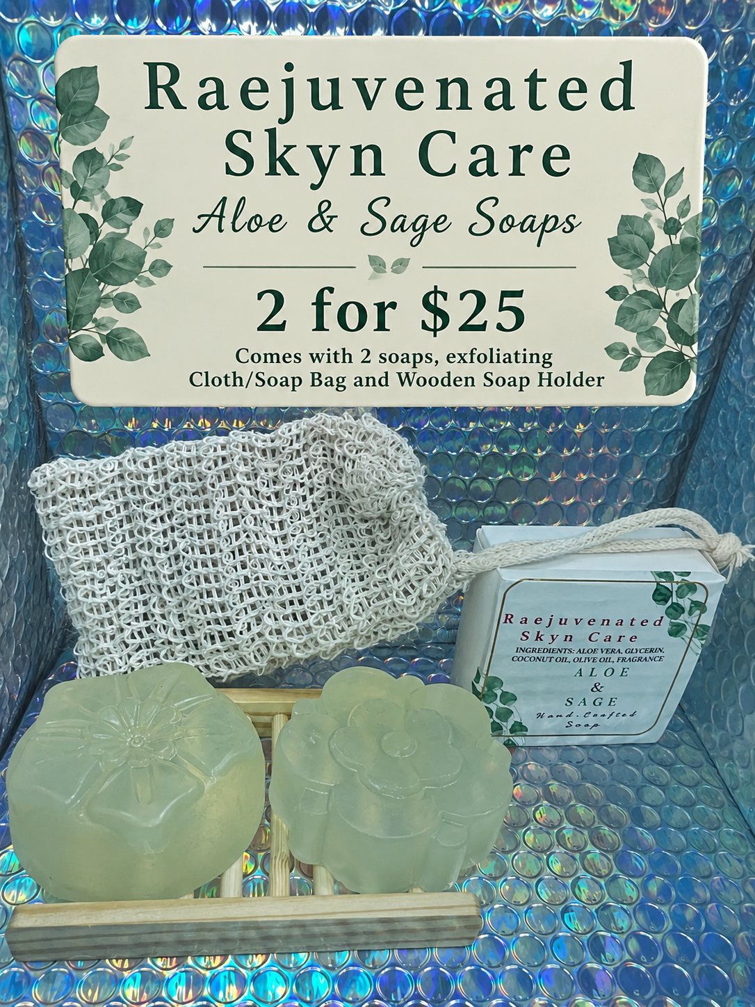 Aloe&Sage Soap Bars